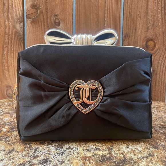 Juicy Couture Handbags - Juicy Couture Nylon Bow Cosmetic Bag